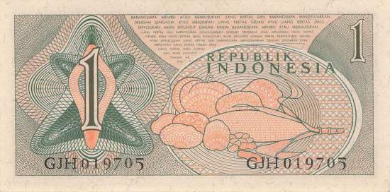 Indonesien 1 Rupiah 1961 p78